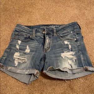 American Eagle ripped shorts